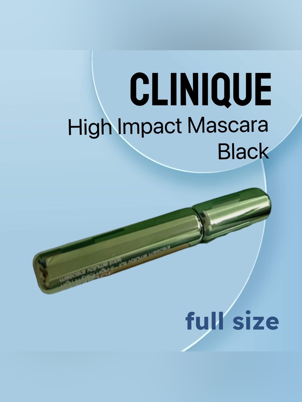 🇺🇸🆕NWOB CLINIQUE |FULL | Classic Black High Impact High-Fi Full Volume Mascara